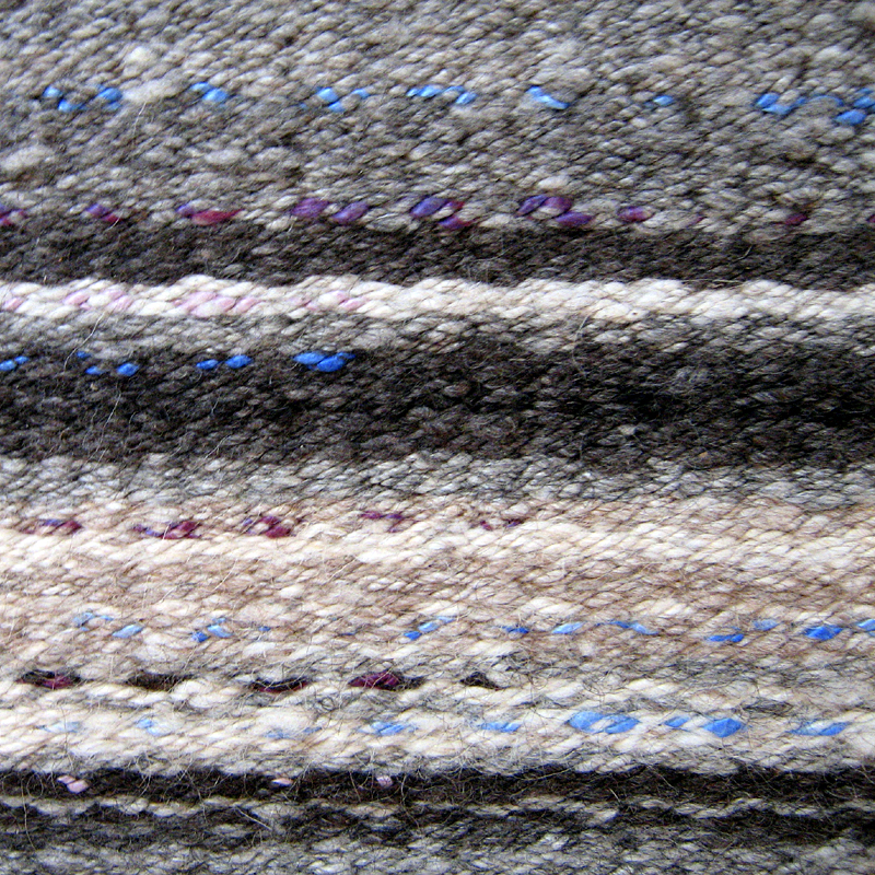 Rug made from North Ronaldsay fleece
